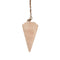 Rose Quartz Pendulum Approx 1.25 Inch Diameter - Gem Center USA INC