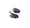 Amethyst Point Silver Plated Adjustable Ring - Gem Center USA INC