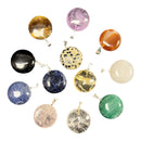 Round Bail Pendants Approx 1 Inch Diameter - Gem Center USA INC