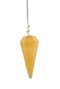 Yellow Aventurine Pendulum Approx 1.25 Inch Diameter - Gem Center USA INC