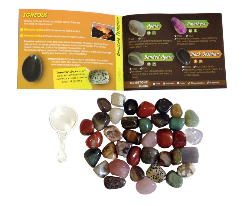Gemstone Guide with Stones