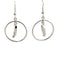 Quartz Circle Earrings Wholesale in Bulk