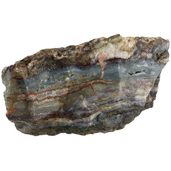 Banded Seam Agate Lapidary Rough