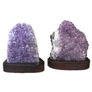Amethyst With Wood Base