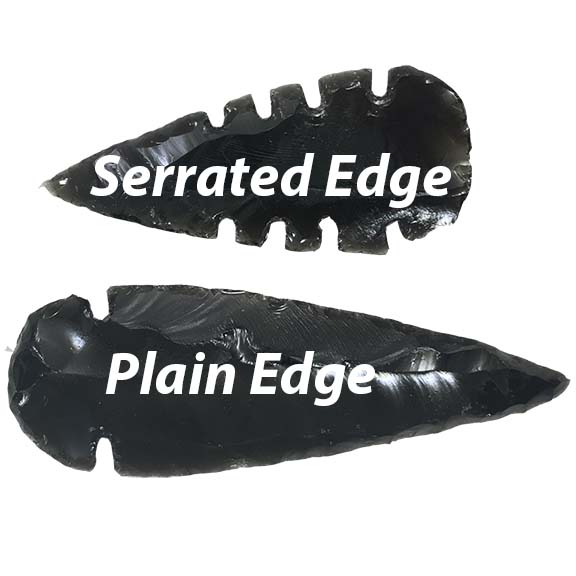 Obsidian Plain Serrated Example
