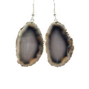 Agate Slice Earrings Wholesale Bulk