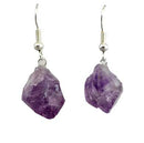 Amethyst Point Bail Earrings for sale